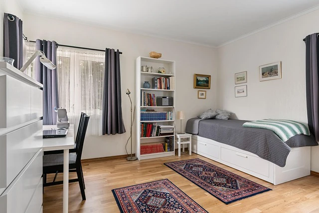 clean bedroom